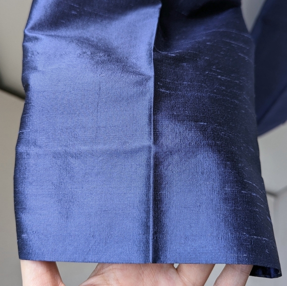 Vintage 100% Silk Iridescent Trouser Pants - Picture 11 of 13